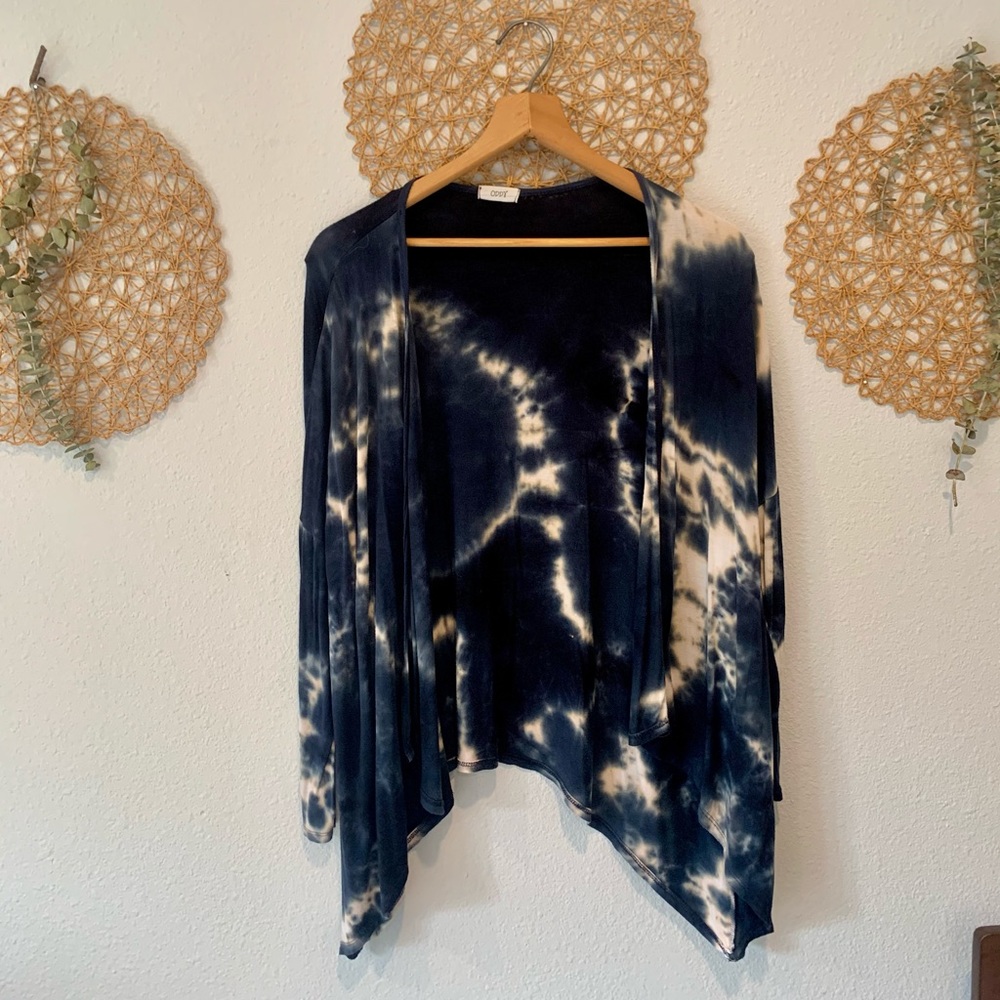Tie die cardigan